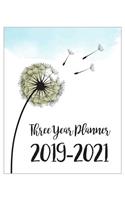 Three Year Planner 2019-2021