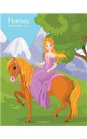 Horses Coloring Book 1, 2 & 3: (Horses)