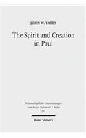 The Spirit and Creation in Paul