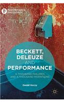 Beckett, Deleuze and Performance