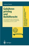 Gebührenprivileg Und Beihilferecht