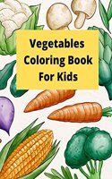 Vegetables Coloring Book For Kids