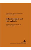 Mehrstimmigkeit Und Heterophonie