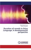 Duration of vowels in Oriya Language