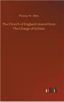 Church of England cleared from The Charge of Schism