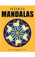 Horse Mandalas - Beautiful horse mandalas for colouring in and meditation