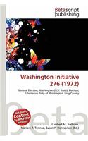 Washington Initiative 276 (1972): (English)