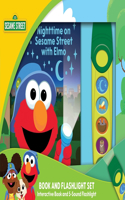 Sesame Street: Nighttime on Sesame Street with Elmo Book and 5-Sound Flashlight Set