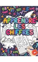 Apprendre Les Chiffres: Livre De Coloriage Dinosaur Chiffres - Cahier D'écriture Pour Motricité Fine Cadeau Pour Les Enfants À Partir De 4 Ans - Préparation À La Maternelle