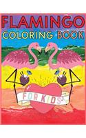 Flamingo Coloring Book For Kids 3-8