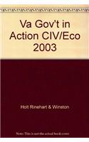 Va Gov't in Action CIV/Eco 2003