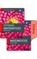 Ib Estudios Matematicos Libro del Alumno Conjunto Libro Impreso Y Digital En Linea: Programa del Diploma del Ib Oxford