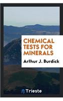 Chemical Tests for Minerals