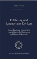 Erfahrung Und Kategoriales Denken