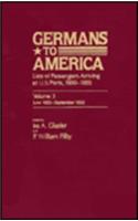 Germans to America, June 5, 1852-Sept. 21, 1852