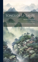 Songs of Li-Tai-Pè