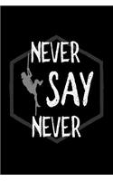 Never say never