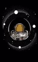 Astronaut Is Looking Through A Black Hole