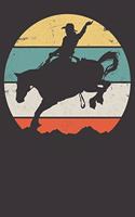Notebook: Rodeo Cowboy Dot Grid 6x9 120 Pages