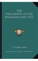 Philosophy of the Bhagavad Gita 1912
