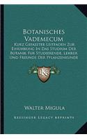 Botanisches Vademecum