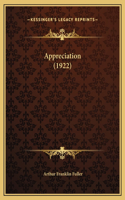 Appreciation (1922)