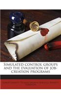 Simulated Control Groups and the Evaluation of Job-Creation Programs