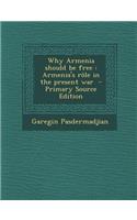 Why Armenia Should Be Free: Armenia's Role in the Present War