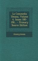 La Commedia Umana, Volume 4, Issues 180-190...