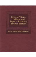 Lives of Gens. Halleck and Pope - Primary Source Edition