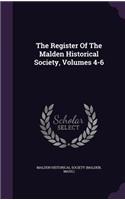 Register Of The Malden Historical Society, Volumes 4-6