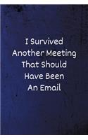 I Survived Another Meeting That Should Have Been An Email