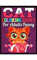 Cat Coloring Books for adults Funny