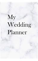 My Wedding Planner: Lined Notebook / Journal Gift, 120 Pages, 6x9, Soft Cover, Matte Finish