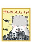 Hamzilla Hamster Monster: Dot Grid Hamzilla Hamster Monster / Journal Gift - Large ( 6 x 9 inches ) - 120 Pages -- Softcover