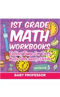 1st Grade Math Learning Games: Telling Time for Tots Math Worksheets Edition