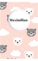 Maximilian: Ruled Travel Diary Notebook or Journey Journal - Lined Trip Pocketbook for Men and Women with Lines