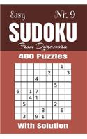 Easy Sudoku Nr.9: 480 puzzles with solution