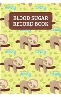 Blood Sugar Record Book