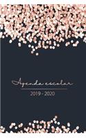 Agenda Escolar 2019 2020: Organiza tu día - Agenda semanal 2019 2020 Calendario - Agendas 2019 2020 Semana vista de Estudios - Noviembre 2019 a Diciembre 2020