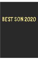 Best Son 2020: Lined Journal, 120 Pages, 6 x 9, Funny Son Gift Idea, Black Matte Finish (Best Son 2020 Journal)