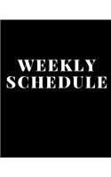 Weekly Schedule