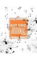 Dot Grid Journal: Bullet Grid Journal For Ideas, Dotted Grid - Music Cover