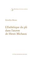 L'Esthetique Du Pli Dans l'Oeuvre de Henri Michaux