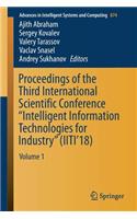 Proceedings of the Third International Scientific Conference 