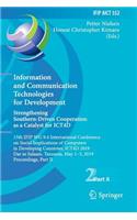 Information and Communication Technologies for Development. Strengthening Southern-Driven Cooperation as a Catalyst for ICT4D