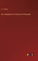 Om möjligheten af Historiens Philosophi