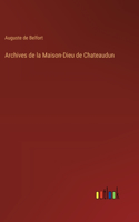 Archives de la Maison-Dieu de Chateaudun