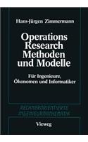 Methoden Und Modelle Des Operations Research