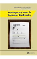 Contemporary Issues in Consumer Bankruptcy
